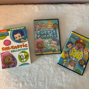 Kids Nickelodeon Bubble Guppies 2-DVD Set Fin-Tastic Collection Multicolor